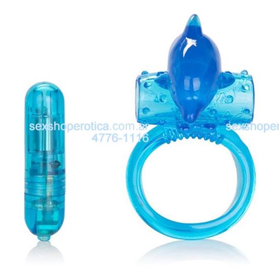 Anillo vibrador con estimulador delfín